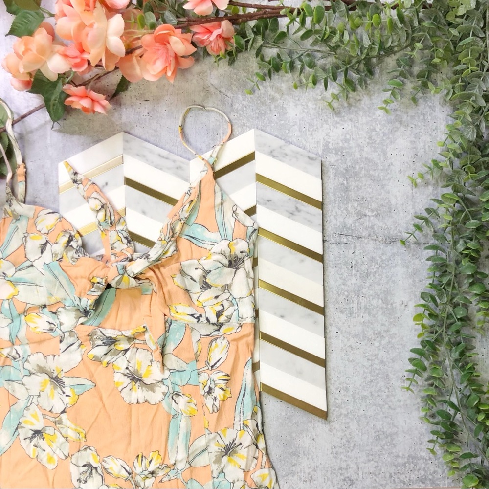 MINKPINK Palm Springs Midi Double Slit Dress